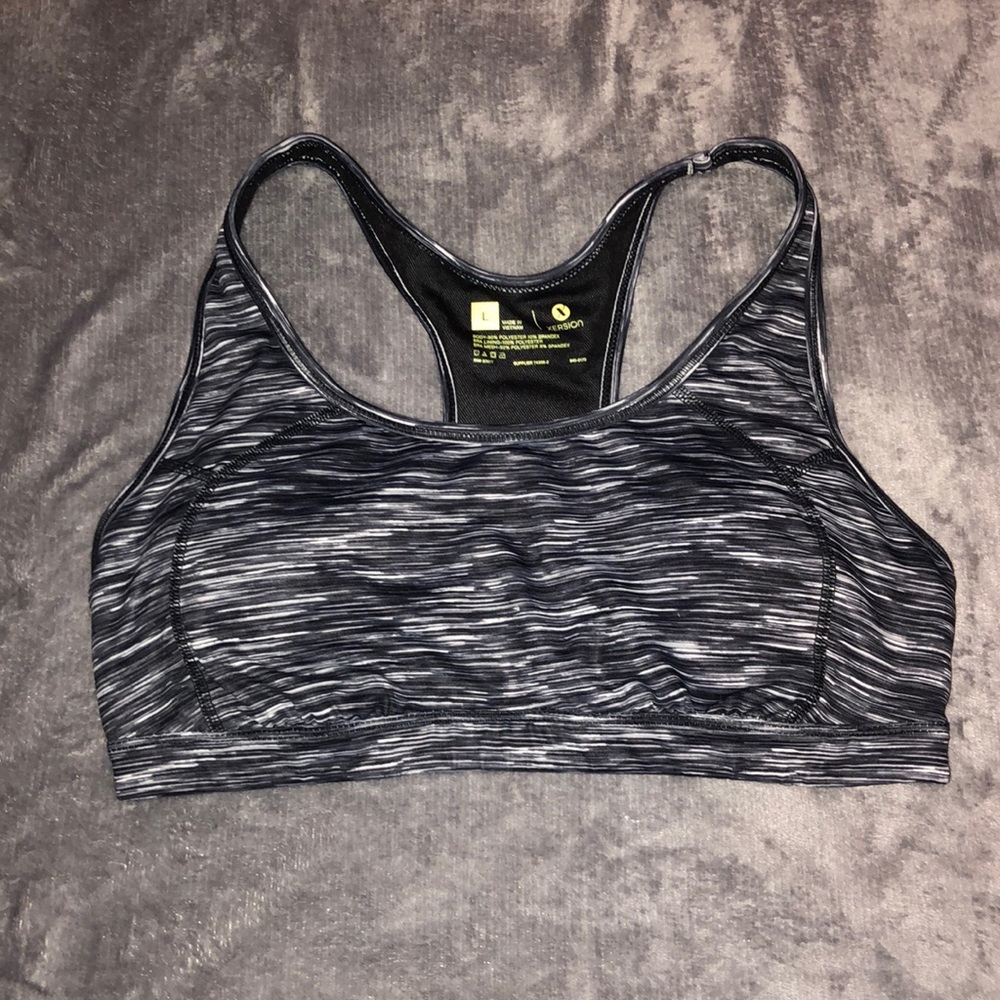 Cute racer back sports bra